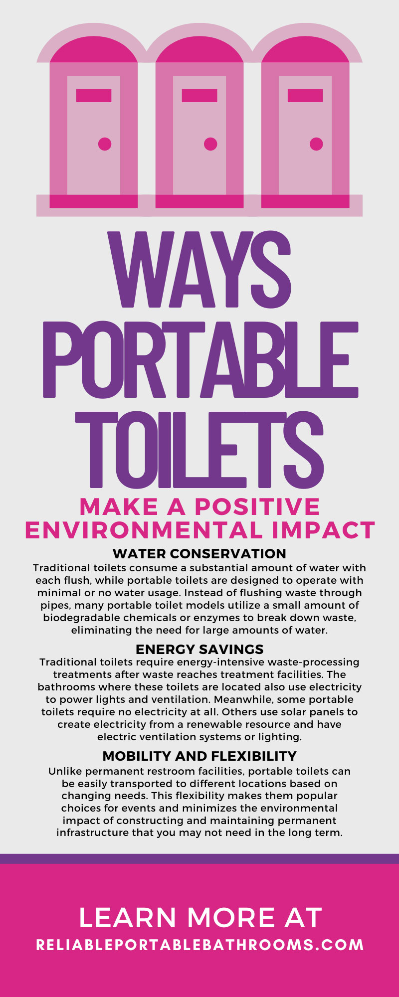 8 Ways Portable Toilets Make a Positive Environmental Impact